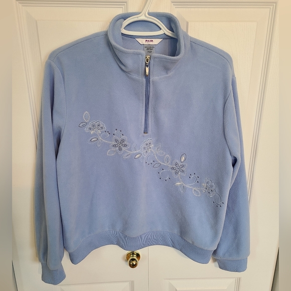🌟Vintage Fleece Sweater Size Small Petite - Picture 7 of 10